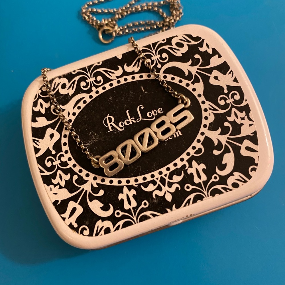 RockLove sterling silver necklaces 80085 geek calculator joke remember that one?